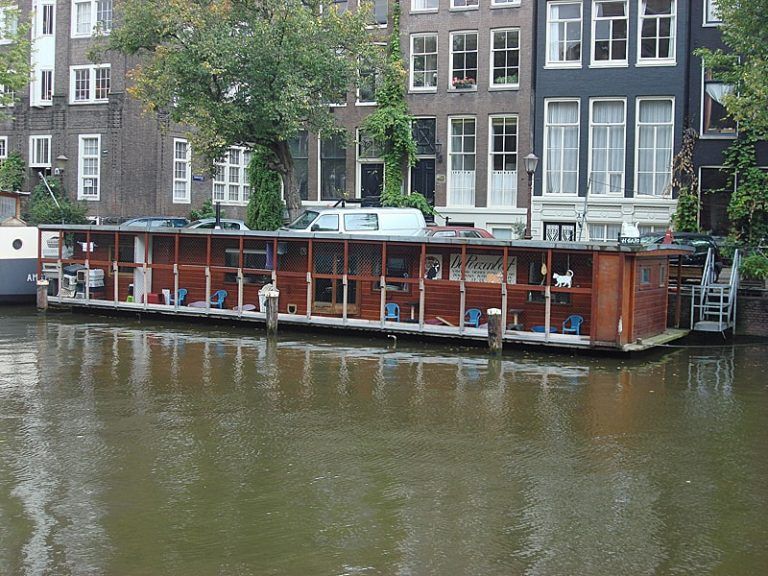 Cat Boat Amsterdam Canal Houseboat for Stray Cats