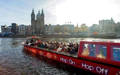 Hop-on Hop-off Cruise, Unique Way to See Amsterdam Highlights