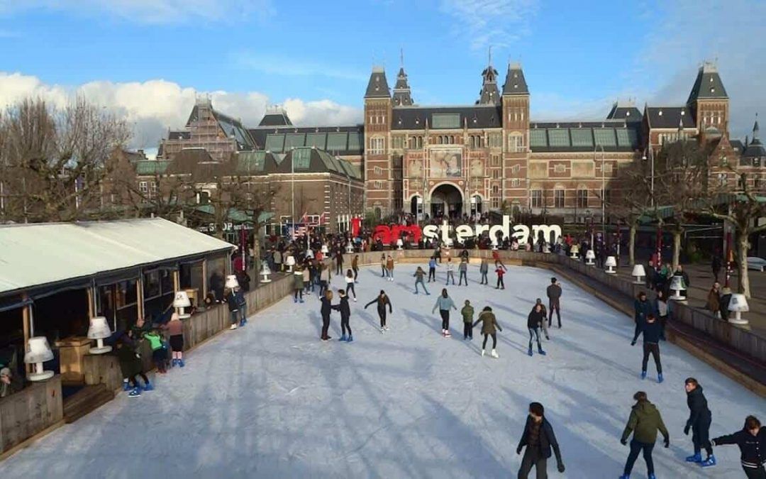 Ice Skating in Amsterdam
